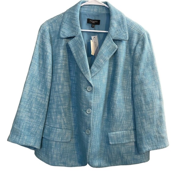 Talbots Blazer Tweed Jacket - Picture 1 of 10